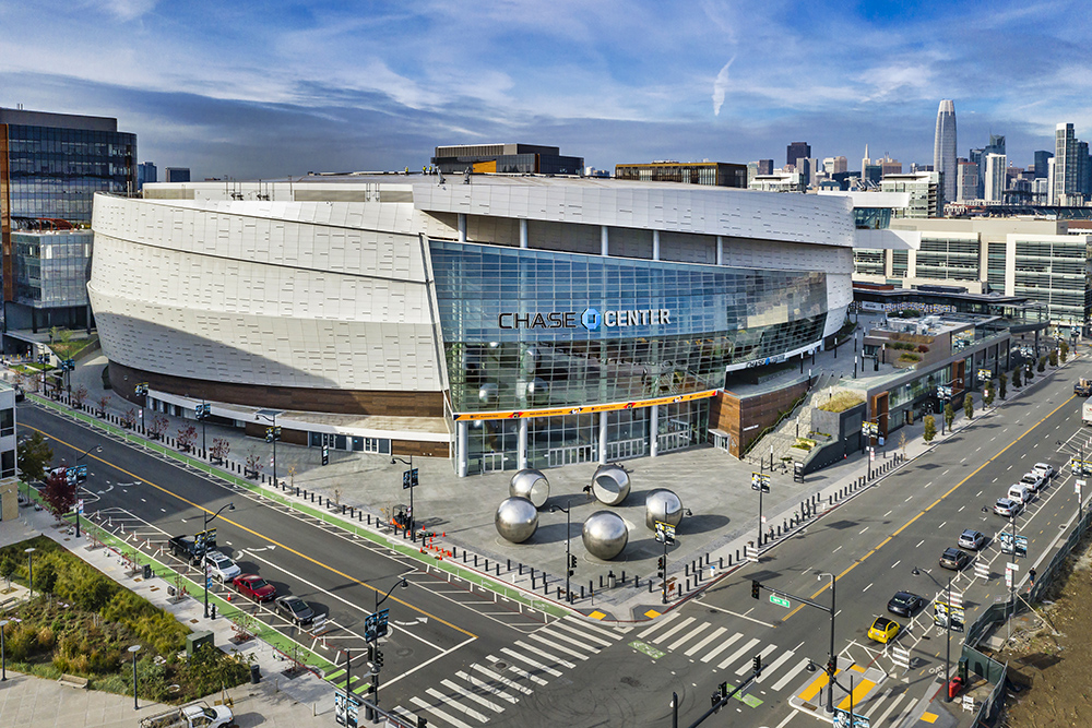  Chase Center San Francisco Drone Photo 