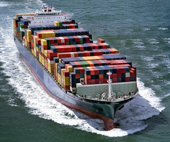  Container Ship, San Francisco Bay 